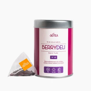 Berry Deli – Té de frutos rojos en pirámides | Lata de 10 unidades SEITEA